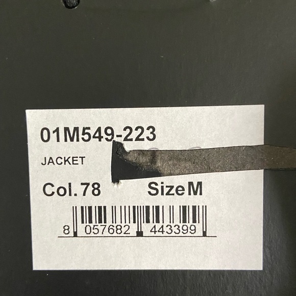 OUTHERE UTILITY WINDBREAKER W/HIDDEN HOOD Navy Italy Men’s Sz Medium - Picture 8 of 16